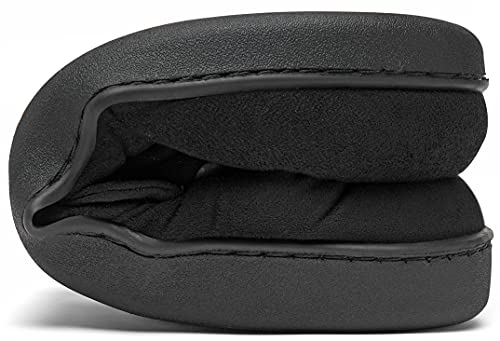 Detalle de Mishansha Chausson Homme Hiver Raisin Noir – Confort chaud et semelle mémoire