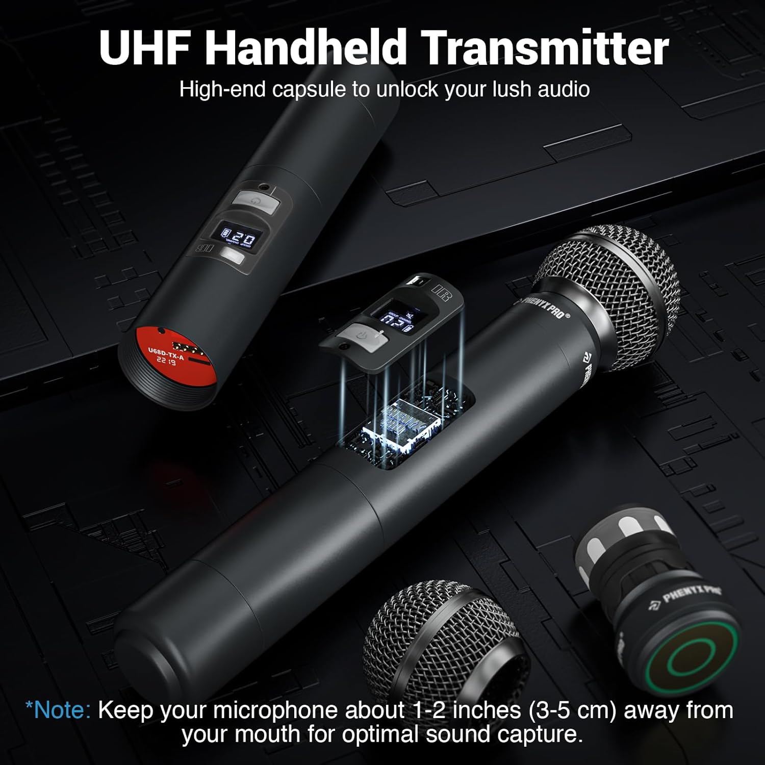 Thumbnail 4 de Phenyx Pro PTU-71-2H Wireless Dual Mics 328ft