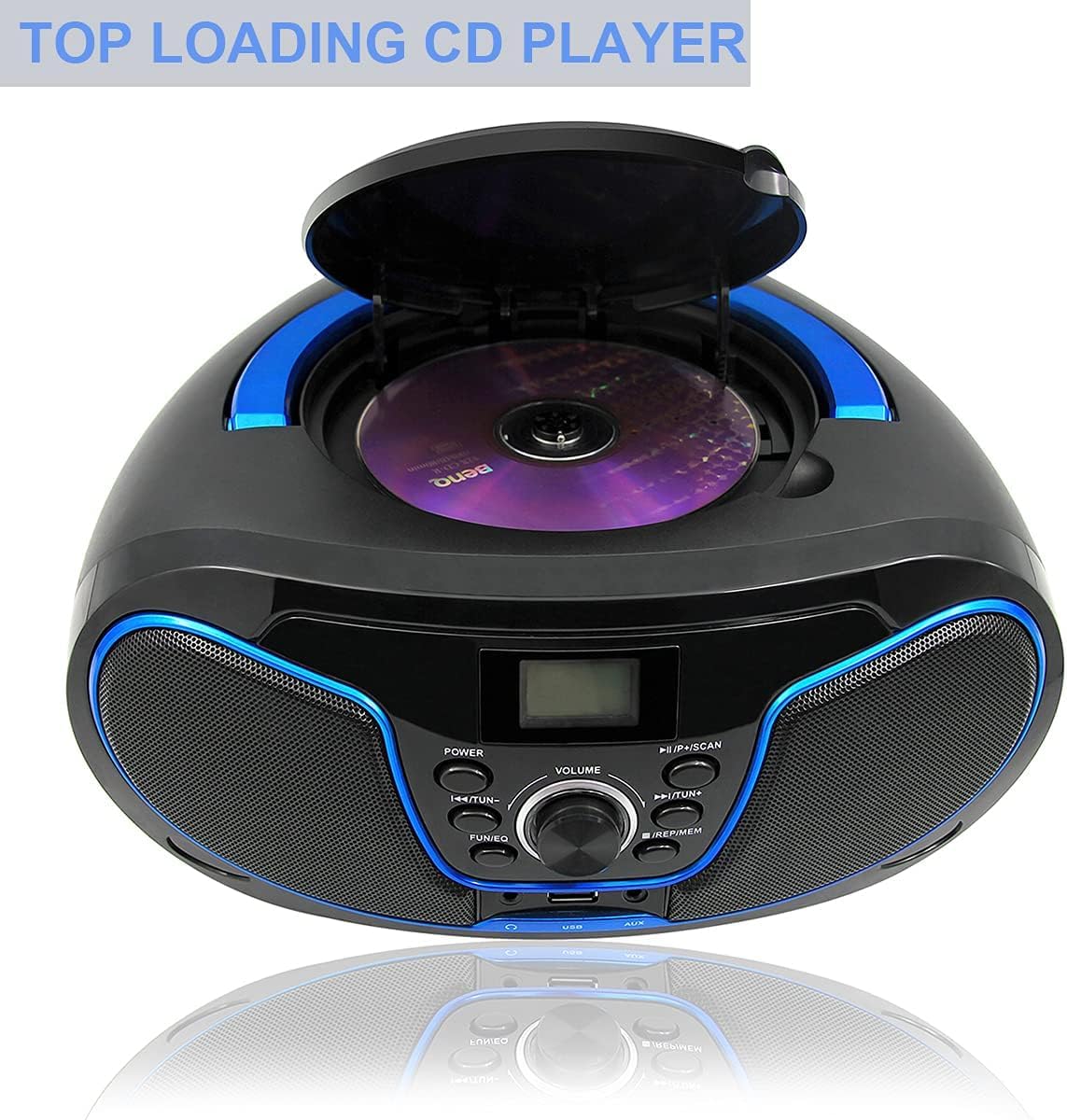 Detalle de Lettore CD con Bluetooth LP-D02: radio FM portatile stereo con USB e AUX