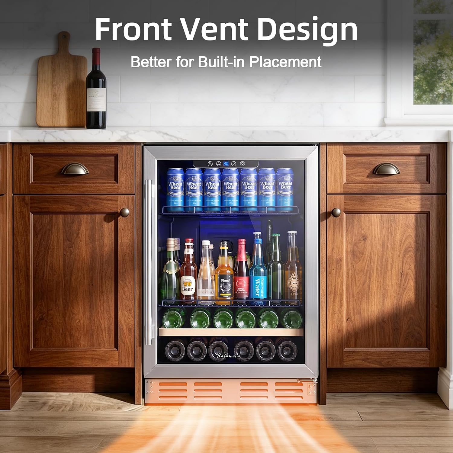 Thumbnail 6 de Kalamera KRC-46DZB-R_C3 24-Inch Beverage and Wine Cooler, 5.2 cu. ft.