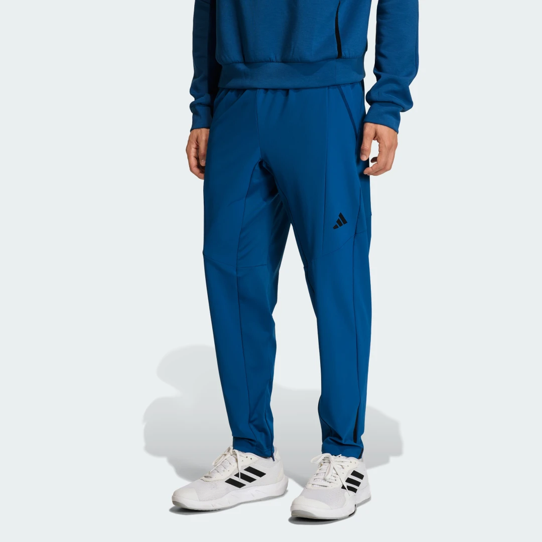 Detalle de Pantalón de entrenamiento D4T de Adidas – azul