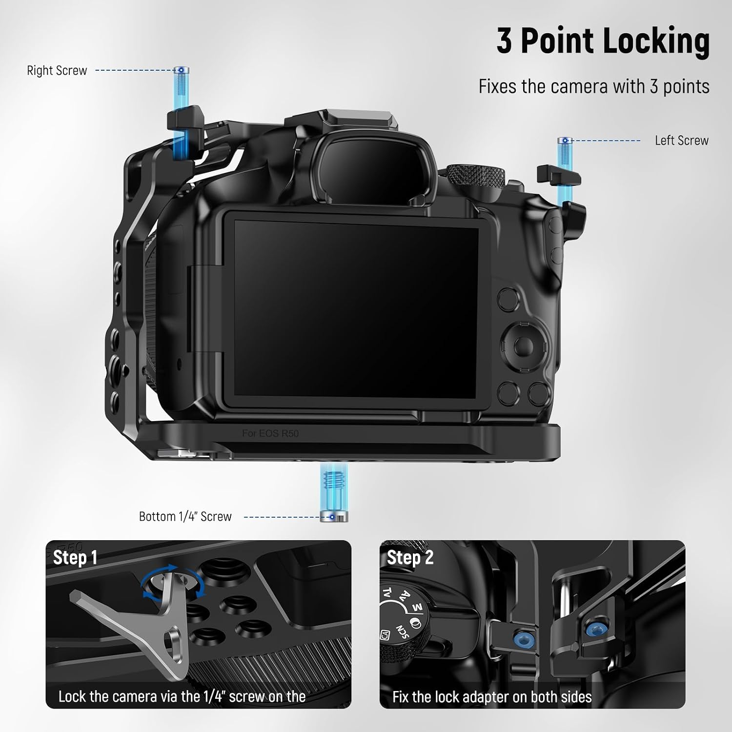 Detalle de NEEWER R50 Camera cage for R50