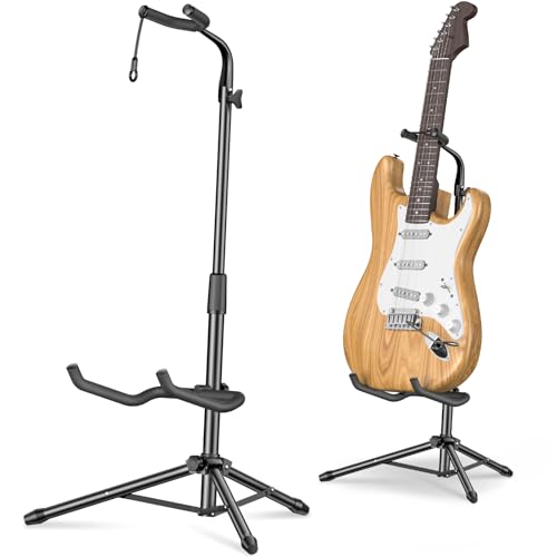Detalle de New Bee Gitarrenständer Klappbarer Höhe Verstellbar 80-93 cm