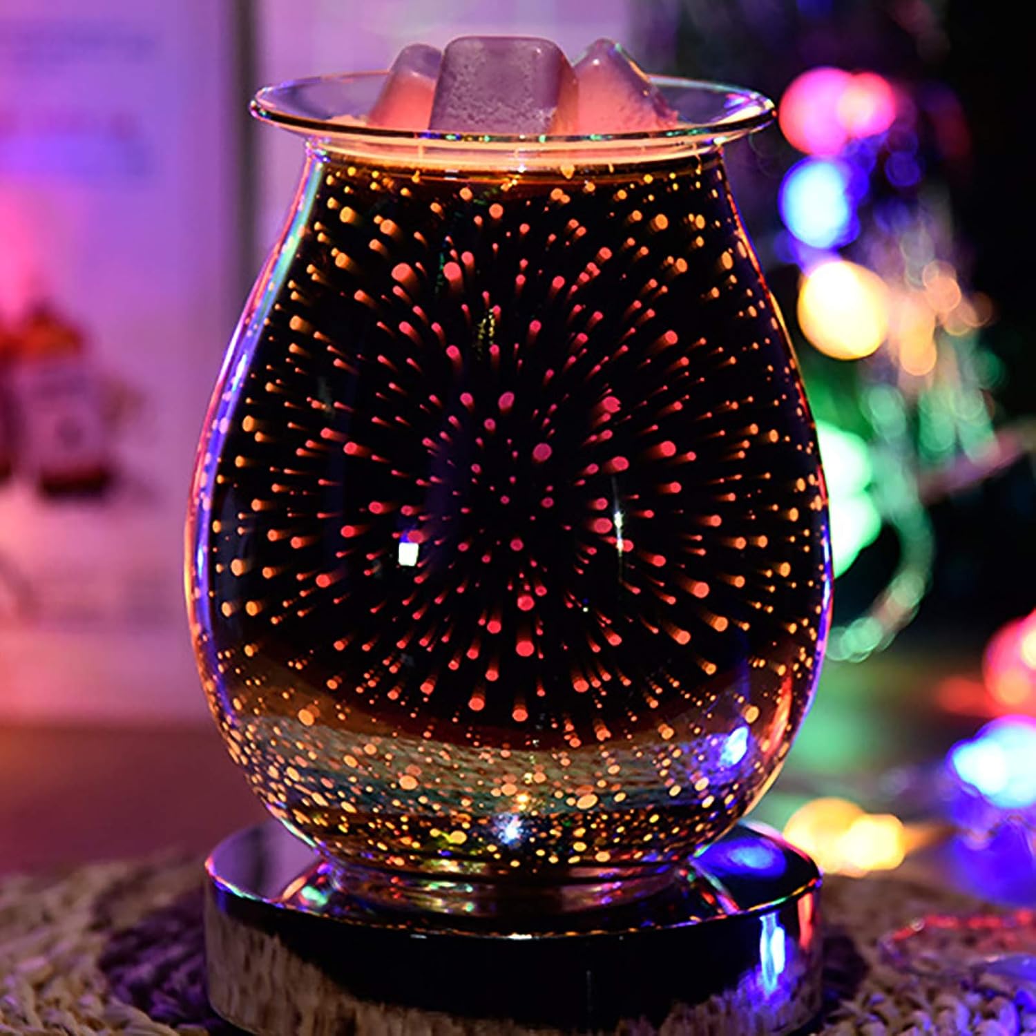 Thumbnail 6 de Wowlela 215IY0E2JIX15M03UU9FMF aromatherapielamp met 3D-glas en drie lichtstanden