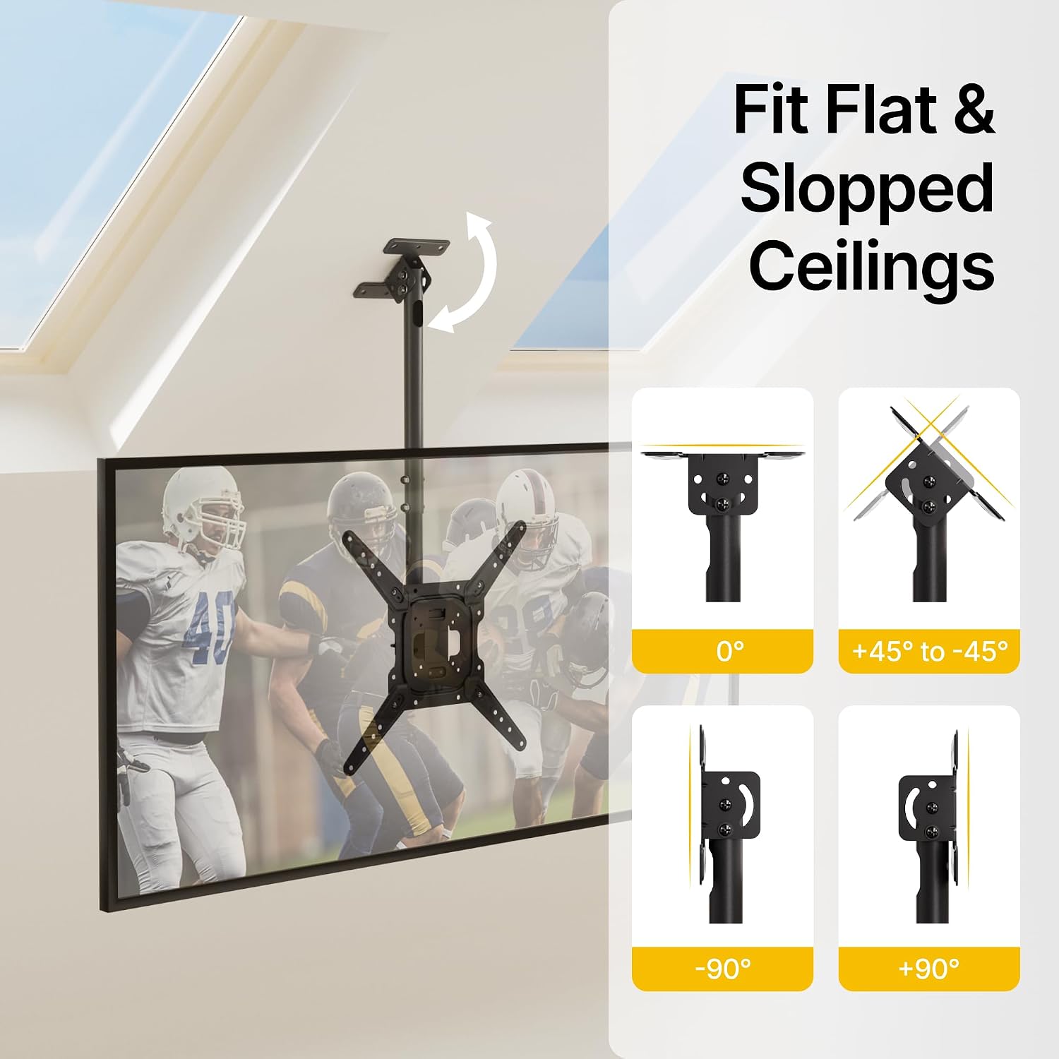 Detalle de monTEK Ceiling TV Mount for 23-55 inch Displays
