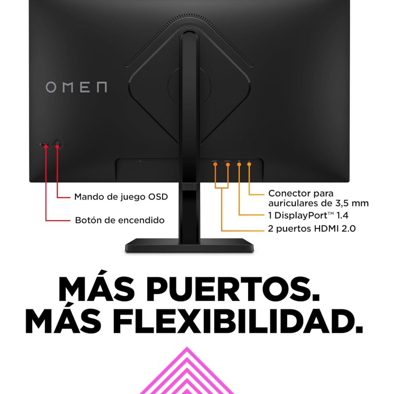 Detalle 2 de HP OMEN 27q 27" QHD 165 Hz FreeSync Premium