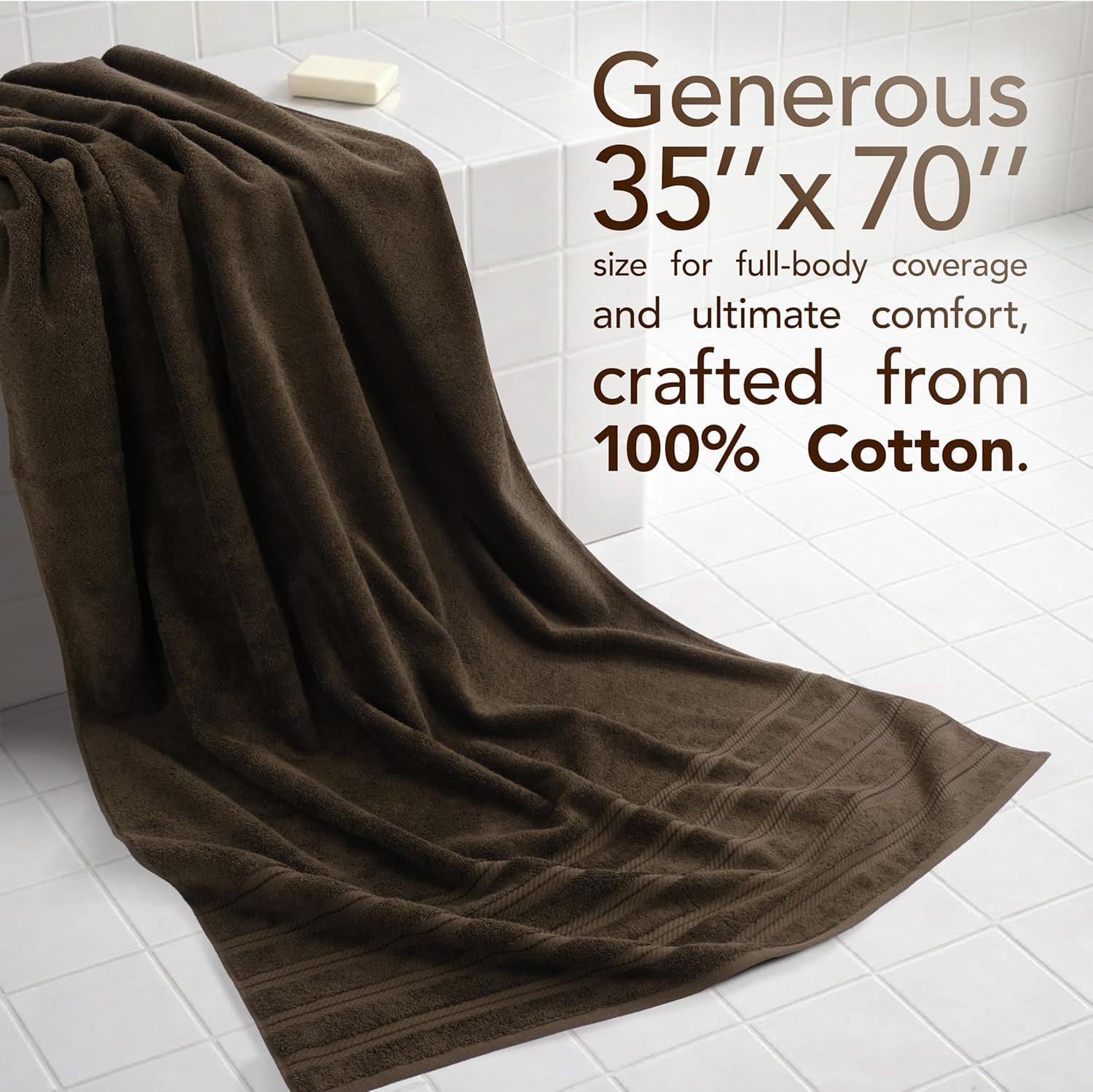 Detalle 2 de American Soft Linen bath towel 35x70