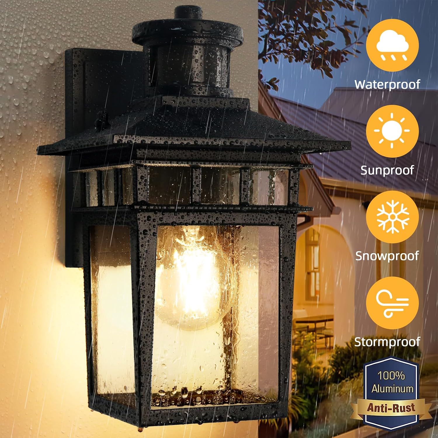 Thumbnail 4 de APOTO Motion Sensor Outdoor Lights