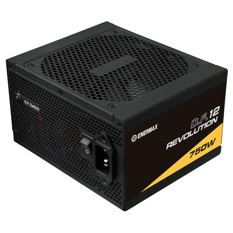 Detalle 2 de Enermax Revolution DF12 750W Gold: fuente modular ATX3.1 para gaming y workstation