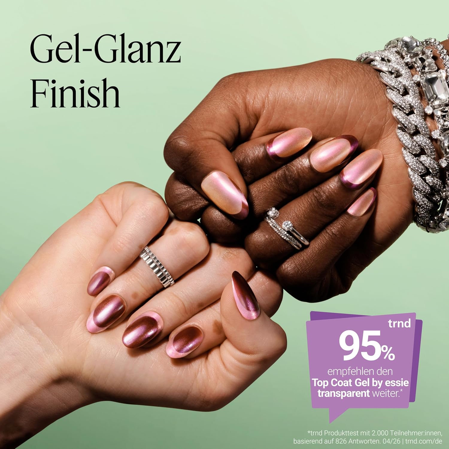 Thumbnail 1 de Gel by Essie Top Coat – langanhaltender Glanz ohne UV-Licht, Transparent (Nr. 00), 13,5 ml
