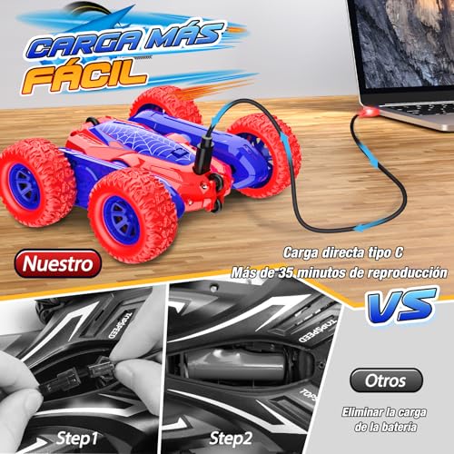 Thumbnail 4 de Dreamlandia Coche Teledirigido Acrobático 360° 2.4Ghz 4WD – RC Car para Niños 3-8 años