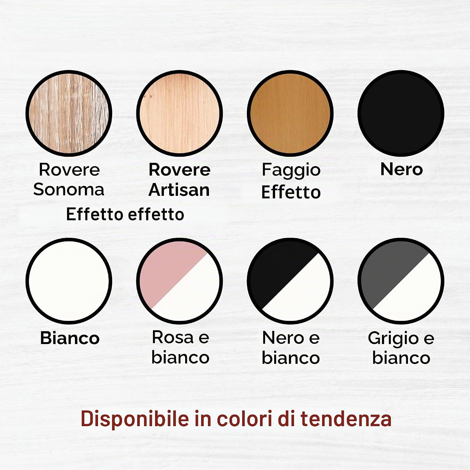 Thumbnail 5 de Inter Link Espositore da parete per oggetti da collezione – 4 ripiani, 5 scomparti, MDF decoro Faggio