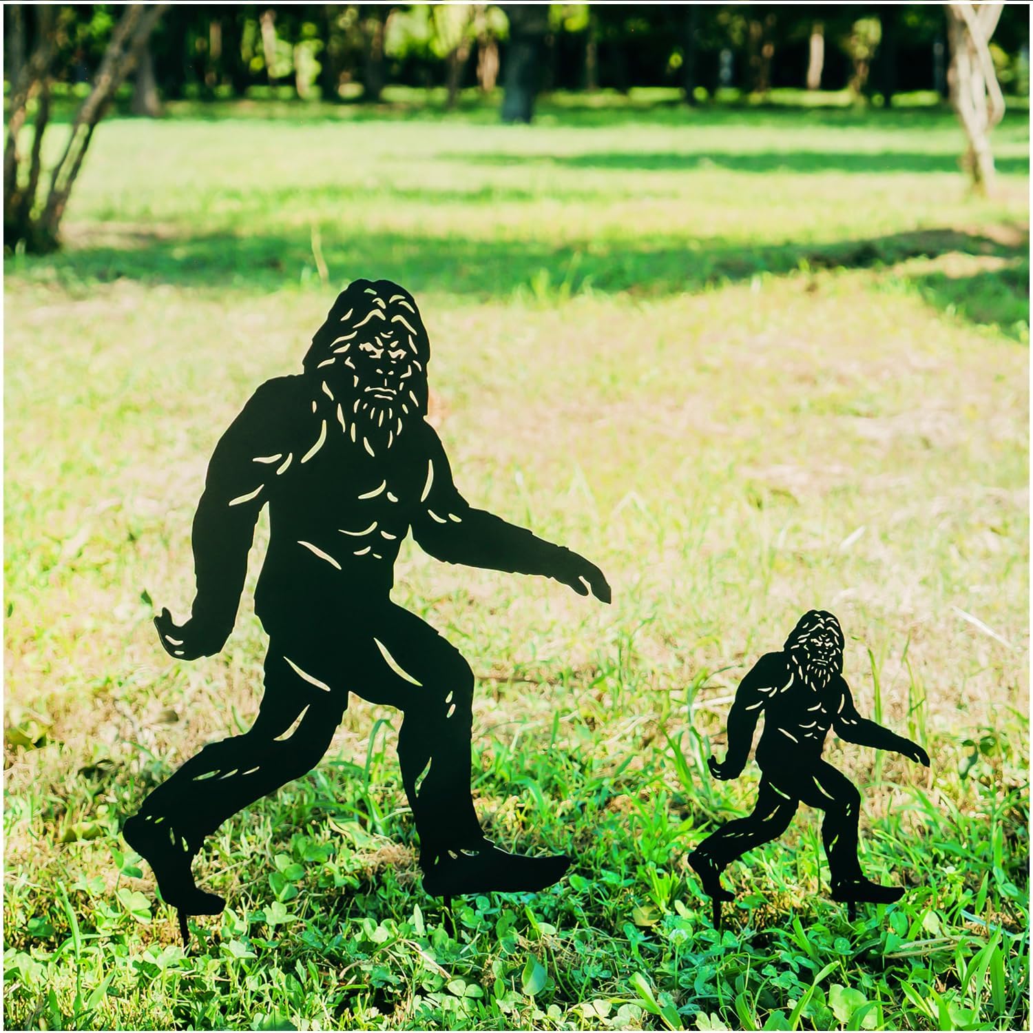 Thumbnail 6 de JAMZEL 15.8-inch Bigfoot Metal Yard Statue