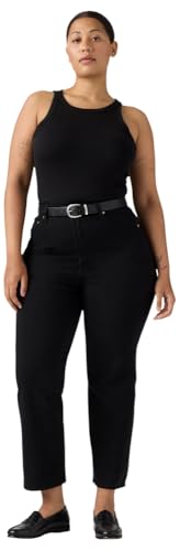 Thumbnail 8 de Levi’s Ribcage Straight Ankle vaqueros negros “Black Heart” para mujer (29W / 27L)