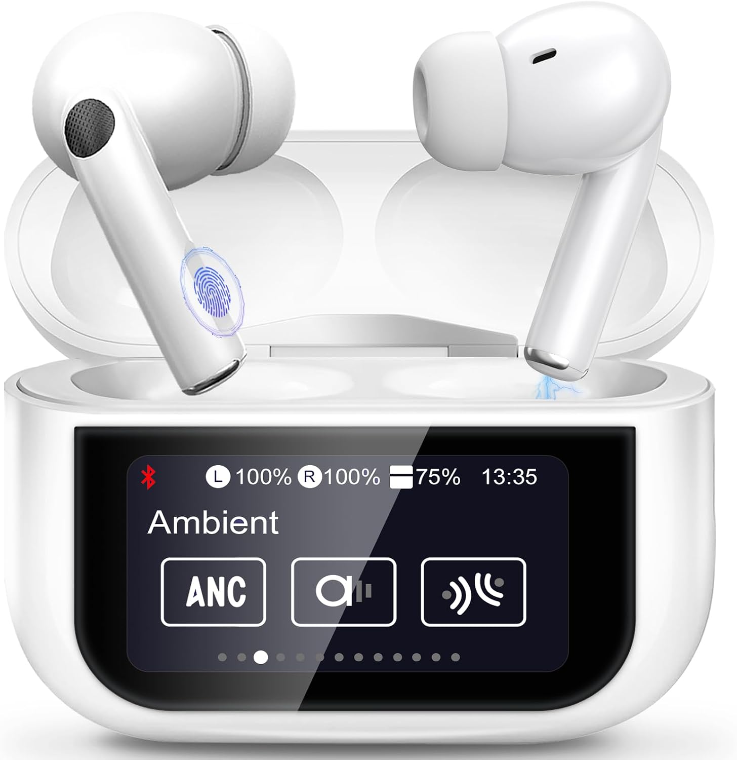 Detalle de Touchscreen Wireless Earbuds 48H battery