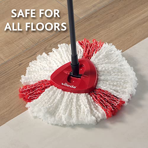 Detalle de Vileda Turbo 2in1 Spin Mop Head Refills (Pack of 2) – Microfibre Power