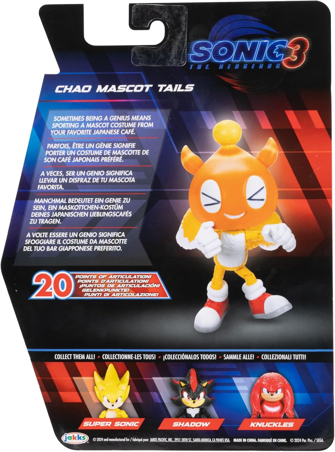 Thumbnail 6 de Sonic 3 la Película - Figura Tails Articulada de 13 cm 🦊