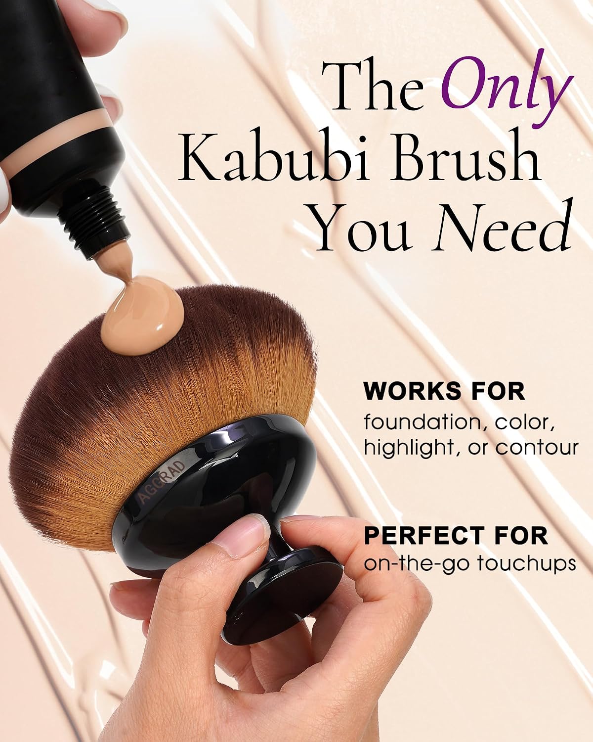 Detalle 2 de Ultra Large Blend & Blur Kabuki Brush for Body & Leg Makeup