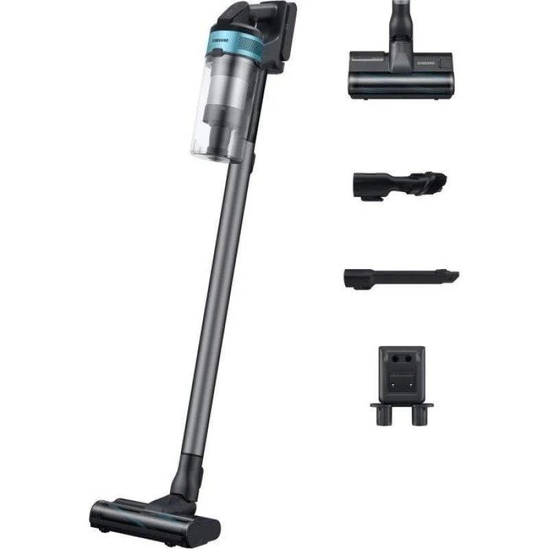 Detalle de Samsung VS20B75B1R1 aspiradora sin cable multiciclónica LED 200W, negro/menta