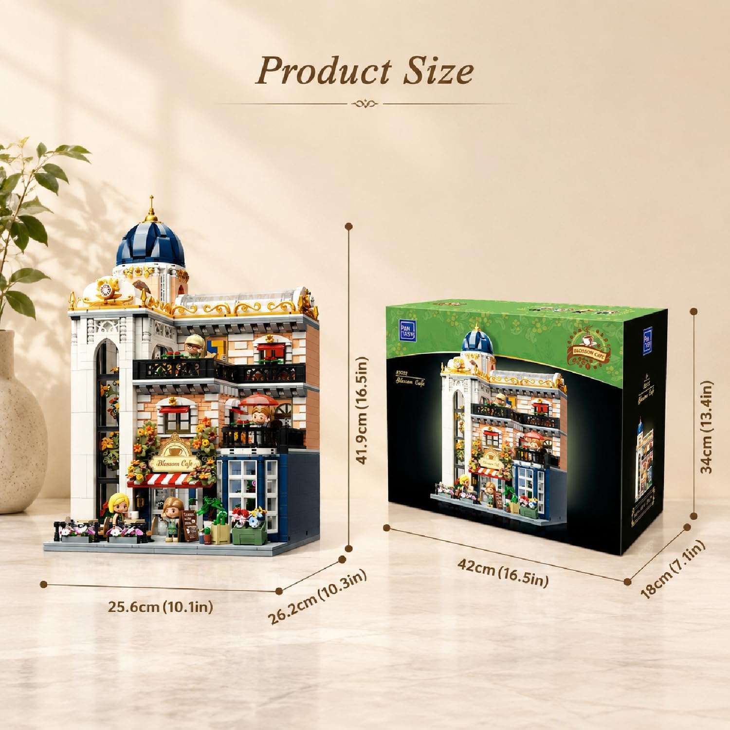 Thumbnail 6 de PANTASY Blossom Café 2826 Teile Architektur-Set