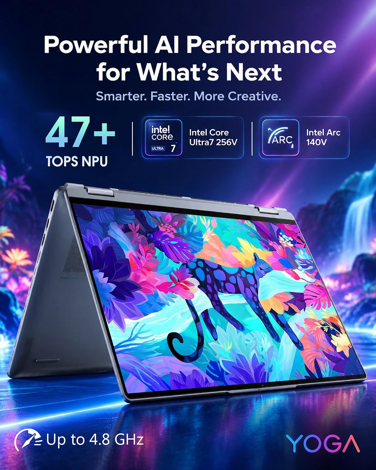 Detalle de Lenovo 2-in-1 laptop 16-inch
