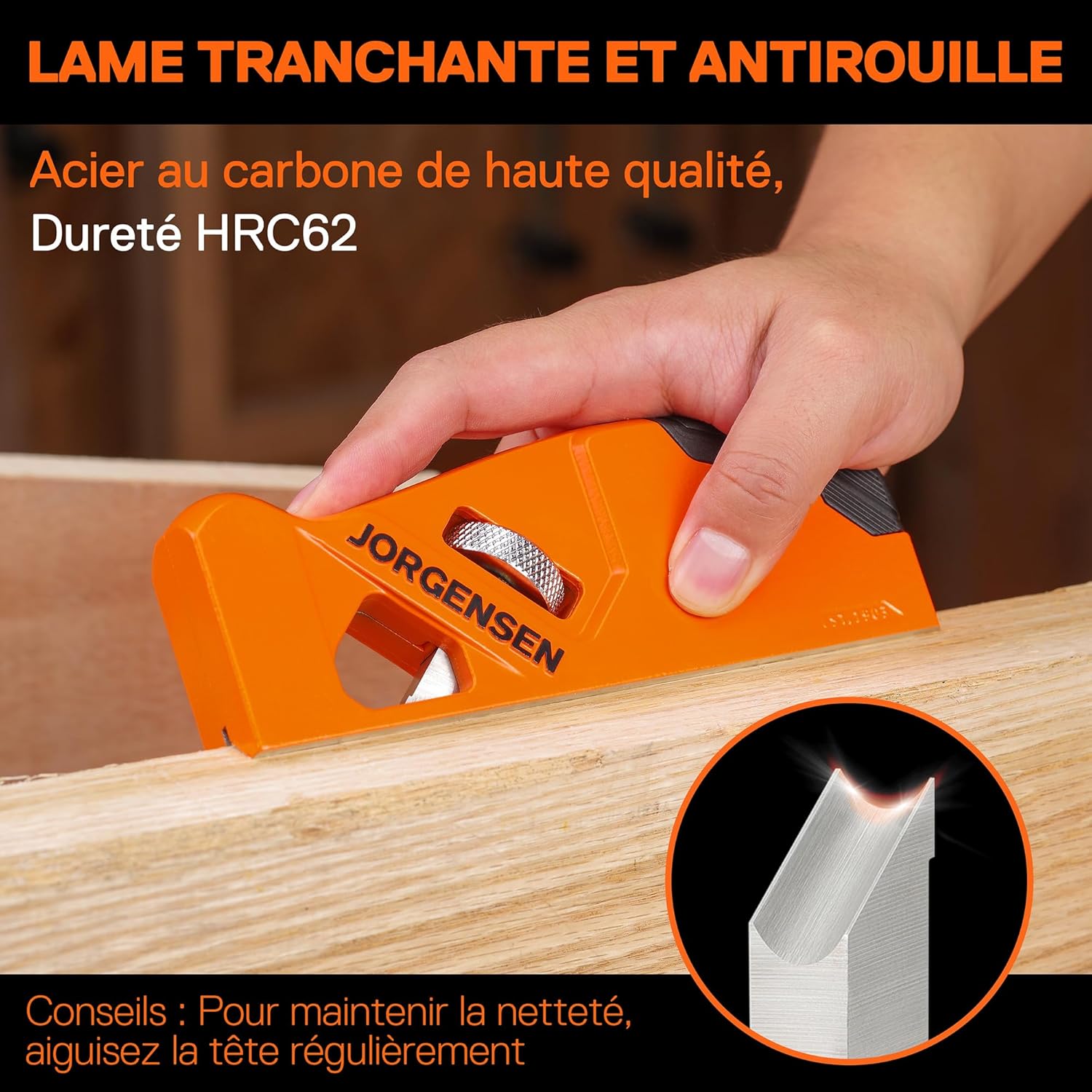 Thumbnail 1 de JORGENSEN Raboteuse d'angle 45° 4/5/6 mm