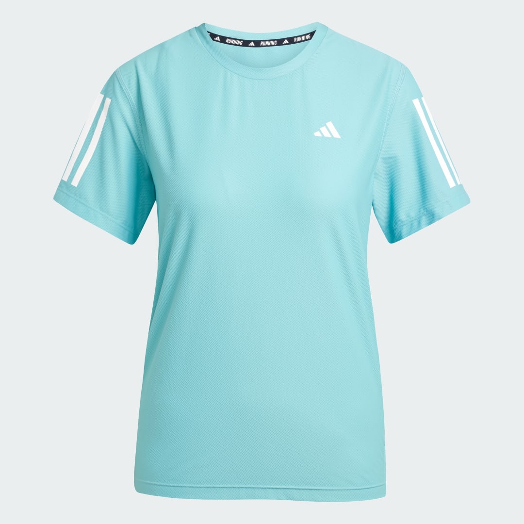 Detalle 2 de Camiseta Own The Run de Adidas – Turquesa