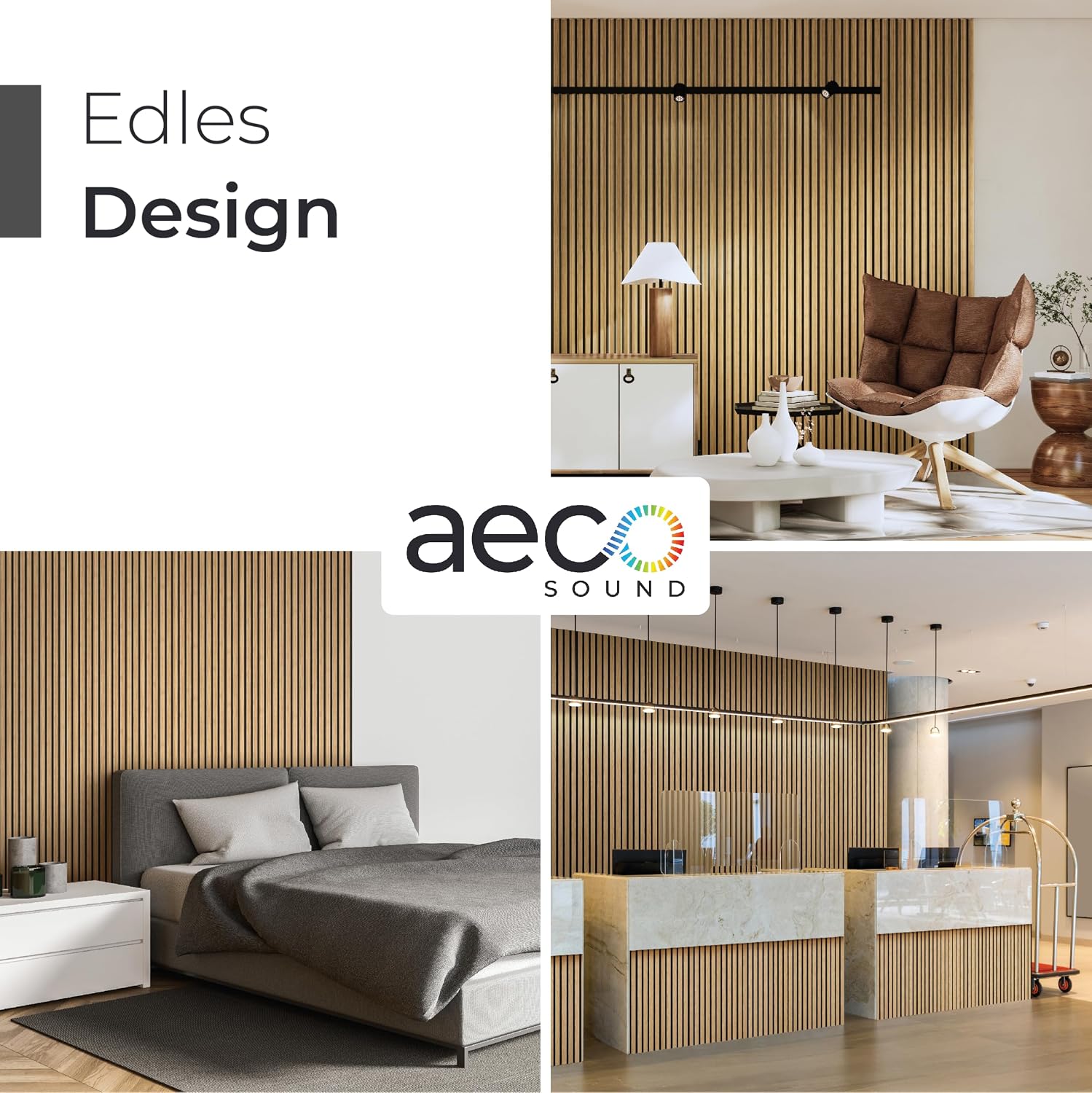 Thumbnail 6 de Aeco Sound Akustikpaneele Holz 120x60cm – 2er‑Set