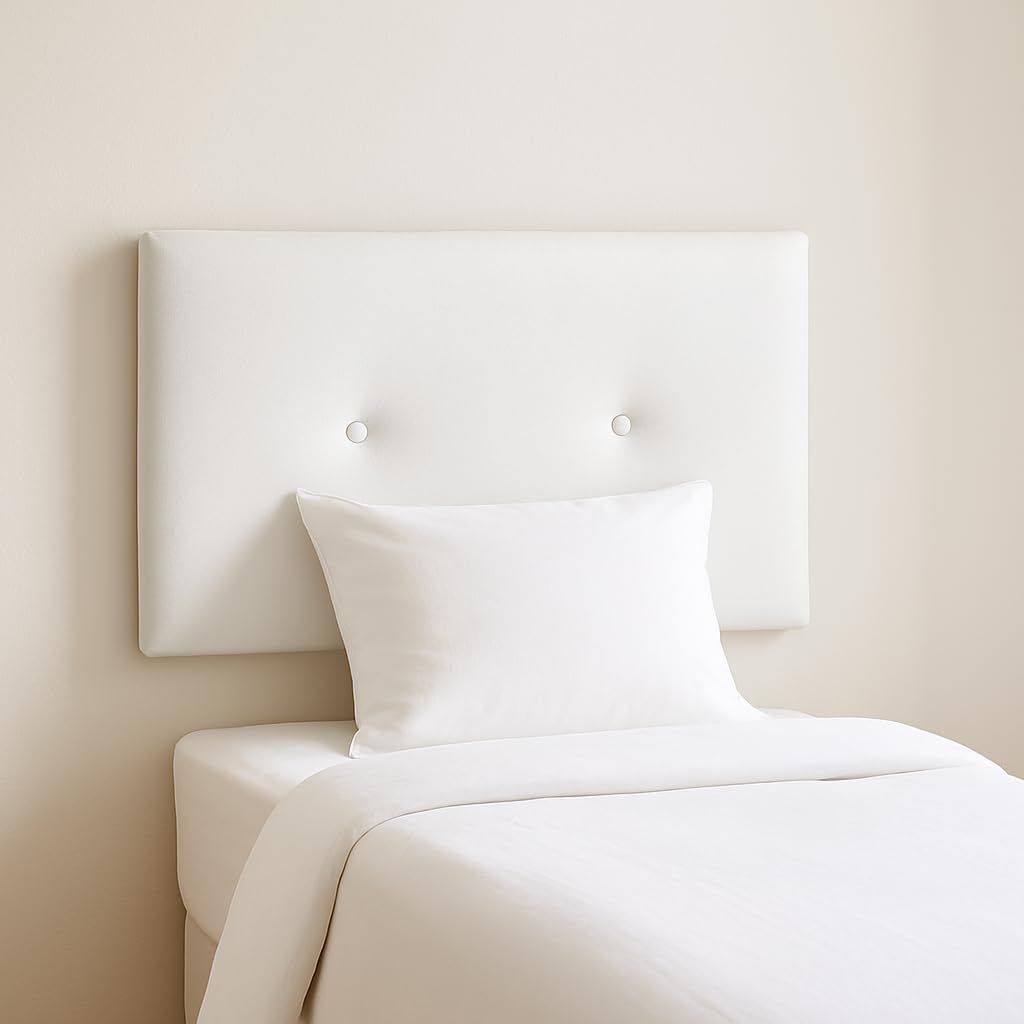 Detalle 2 de Silcar Home Silvi Cabecero 90 cm polipiel blanco