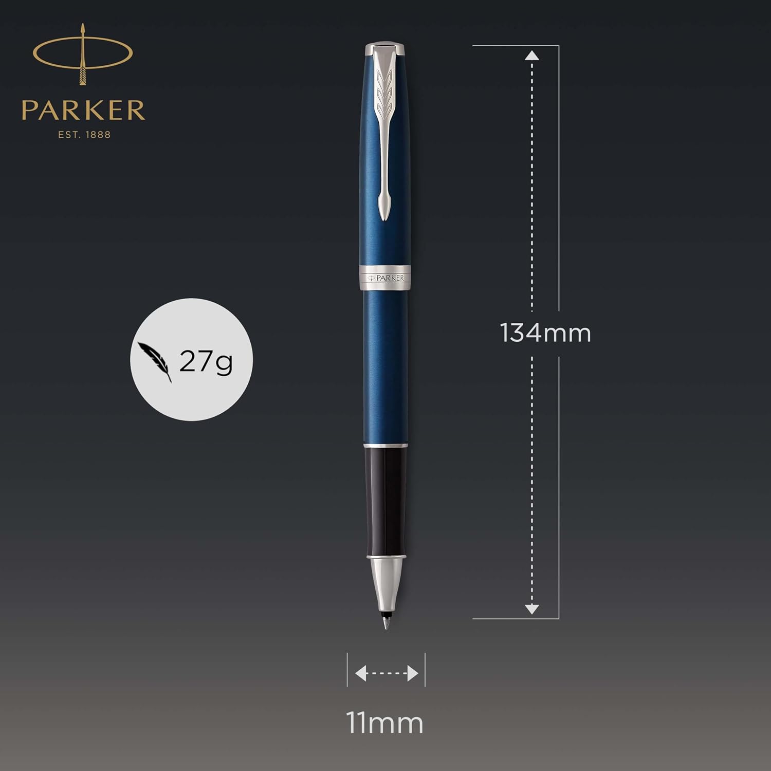 Thumbnail 1 de Parker Sonnet penna roller blu