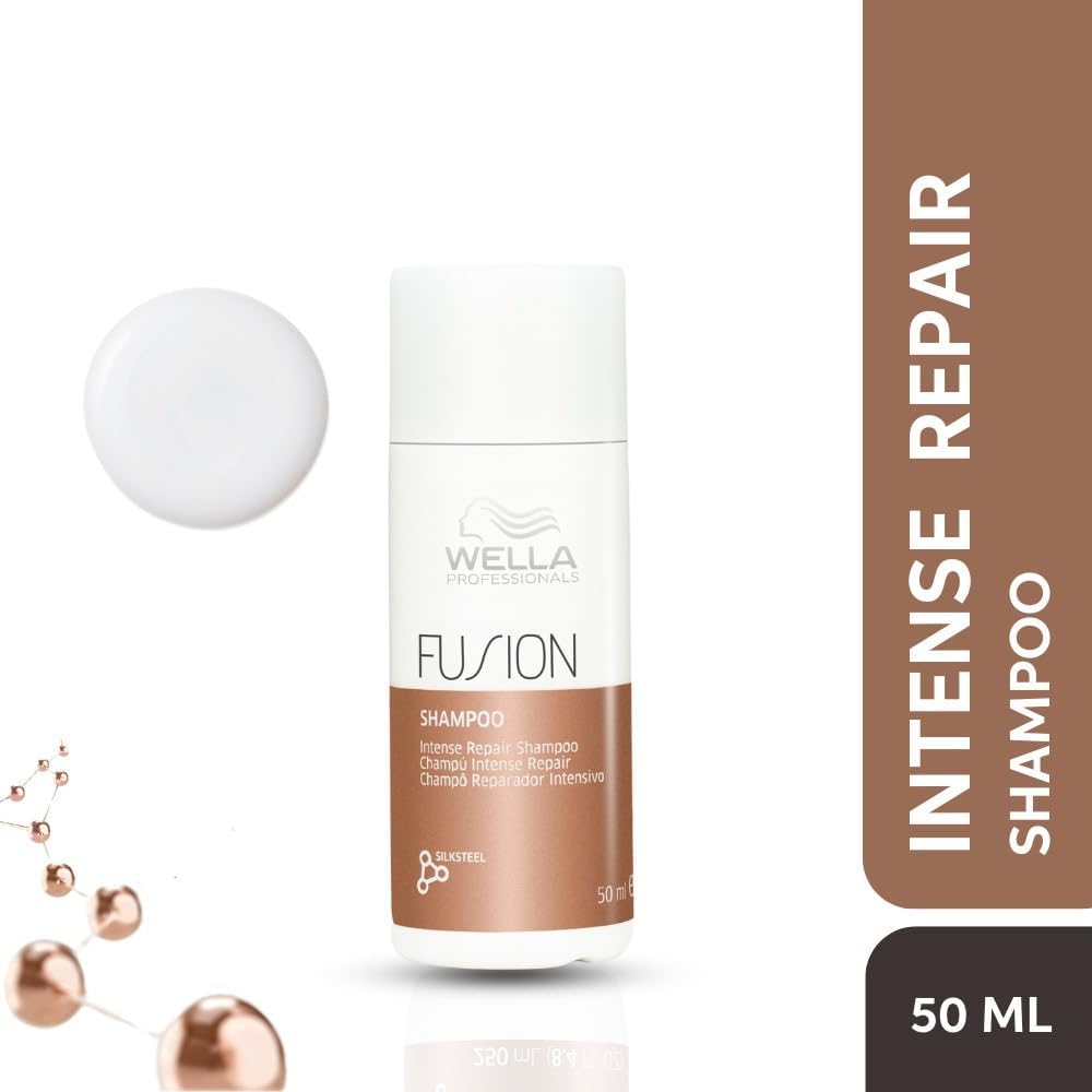 Detalle 2 de Wella Professionals FUSION Intense Repair Mask — maschera nutriente e riparatrice per capelli secchi e danneggiati
