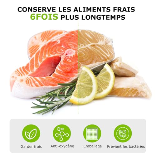Thumbnail 6 de Bonsenkitchen Sacs Sous Vide Alimentaire 100 Sachets 20 x 30 cm — Gaufrez et réutilisables