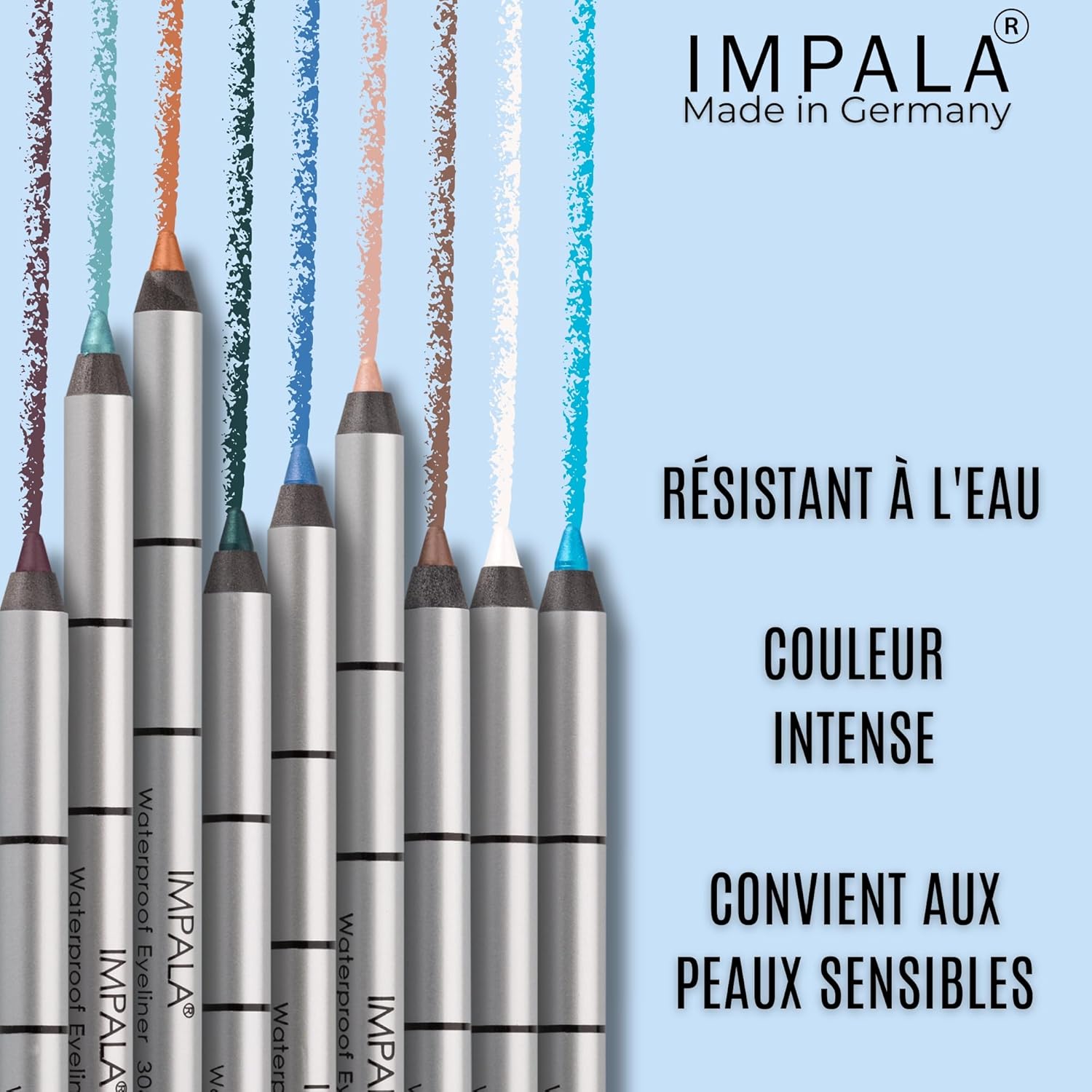 Thumbnail 2 de Impala Crayon Yeux Crème Waterproof 307 Bleu Marine Métallisé – Contour Défini ou Effet Fumé