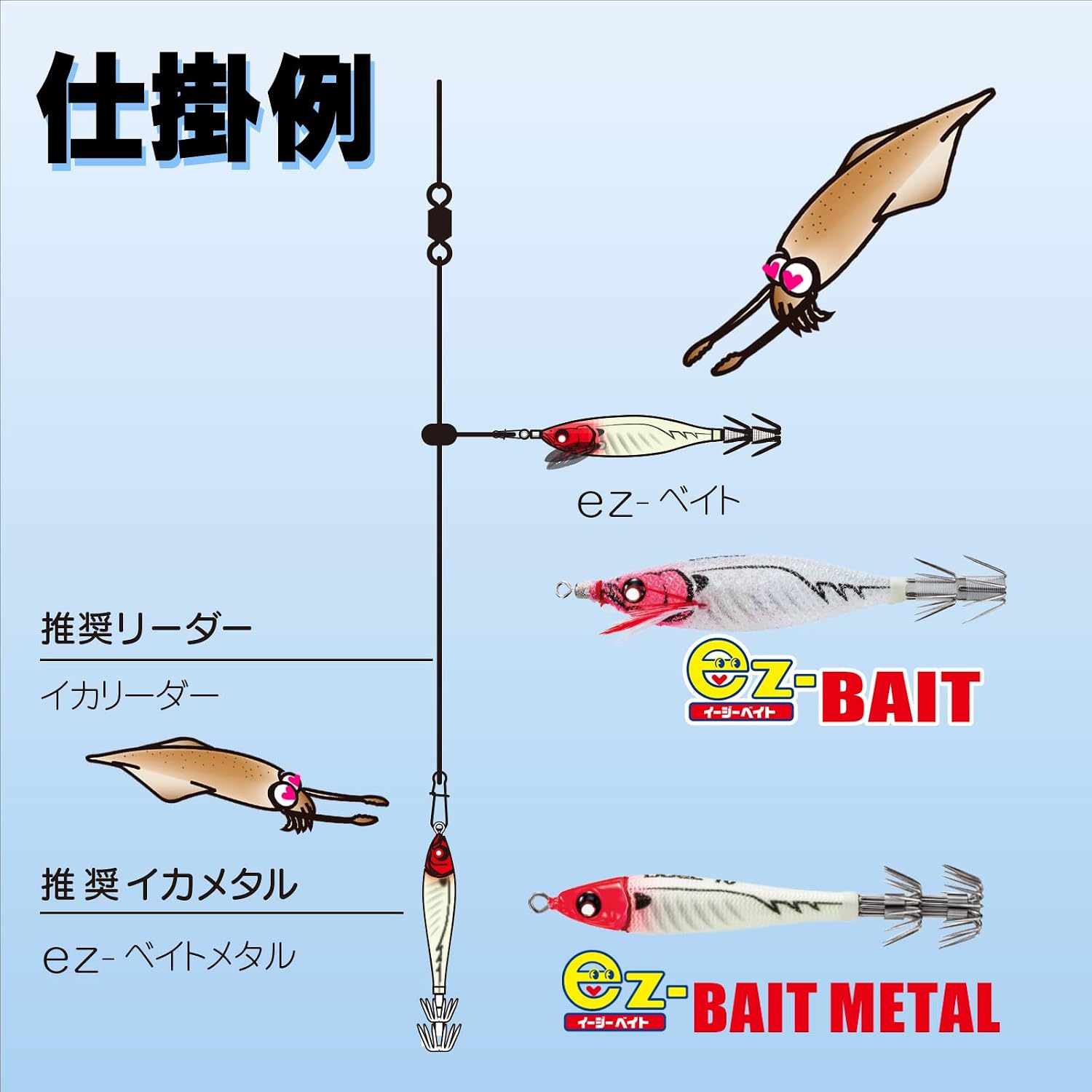 Detalle de DUEL A1794-SIR イージーベイトメタル 鉛スッテ 30号 シルエットレッド