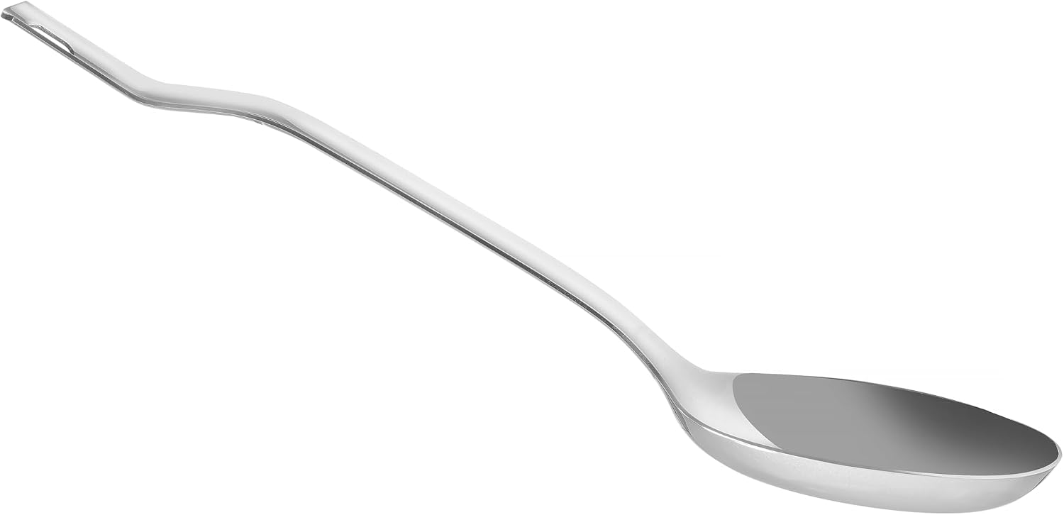 Detalle 2 de HENDI pizzasauslepel met platte bodem, gebogen handvat en inhoud van 50 ml