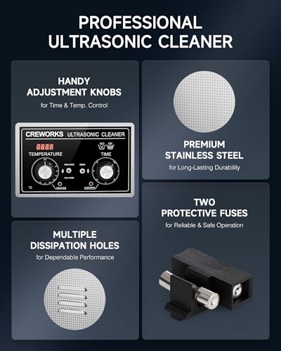 Thumbnail 8 de CREWORKS 30L Ultrasonic Cleaner with Heater and Timer (600W) – a practical UK review