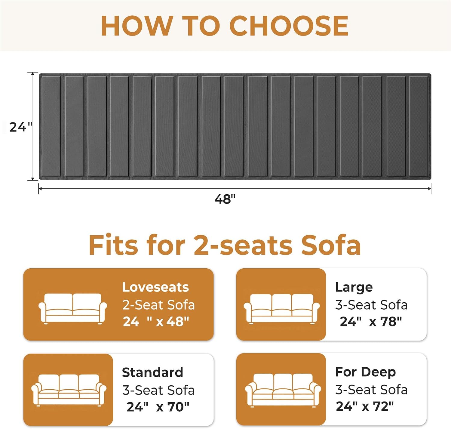 Thumbnail 6 de MEOWATES Couch Cushion Support Board 24 x 48 Inches