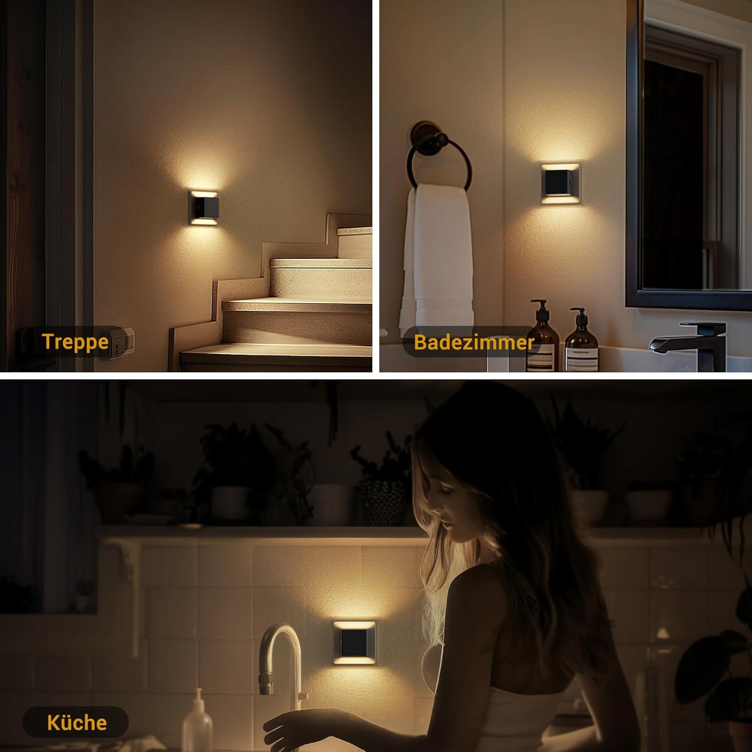 Thumbnail 4 de Emeritpro Nachtlicht Steckdose mit Dämmerungssensor – 2er-Set, 1W LED, 3000K Warmweiß