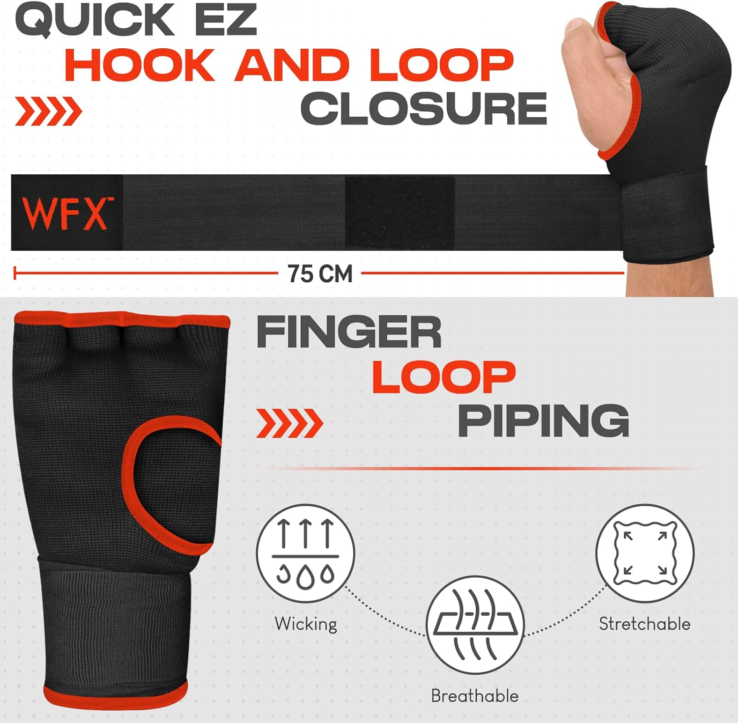 Thumbnail 3 de WFX Kids Junior Hand Wrap Gloves
