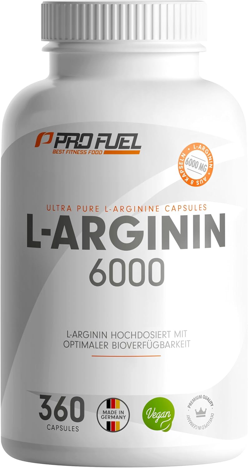 Detalle de L-Arginin 360 Kapseln 6000 mg vegan
