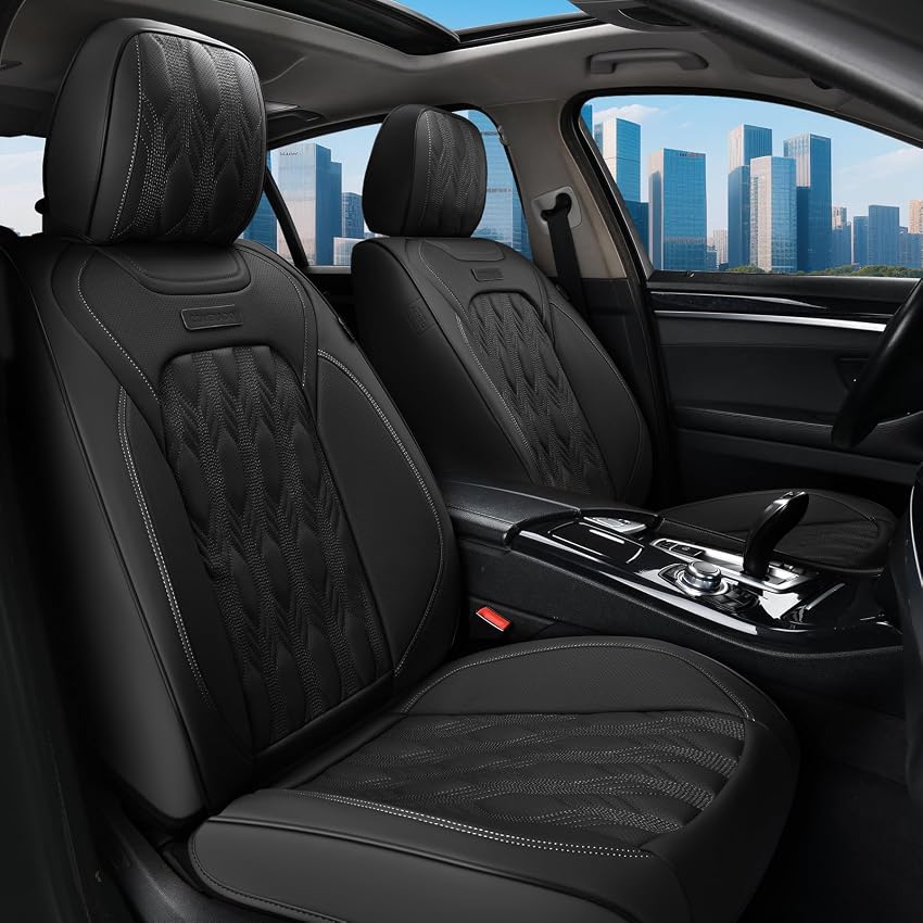 Thumbnail 1 de Coverado Car Seat Cover Luxury Nappa Leather, Universal