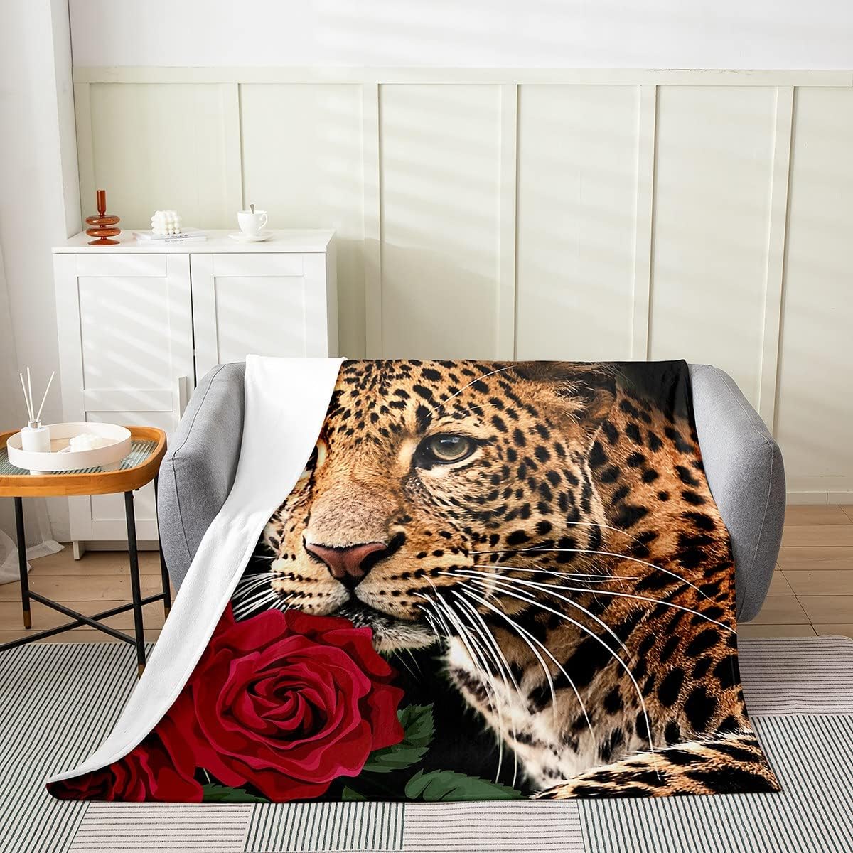 Thumbnail 5 de Homewish Hai Decke für Kinder – Flanell Überwurfdecke 150 x 200 cm, ultrawarm