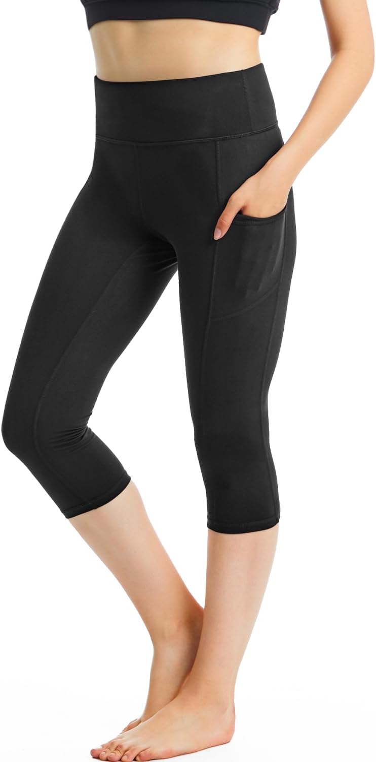 Detalle de CAMBIVO Yoga Pants for Women: High-W waist Yoga Leggings with Pockets