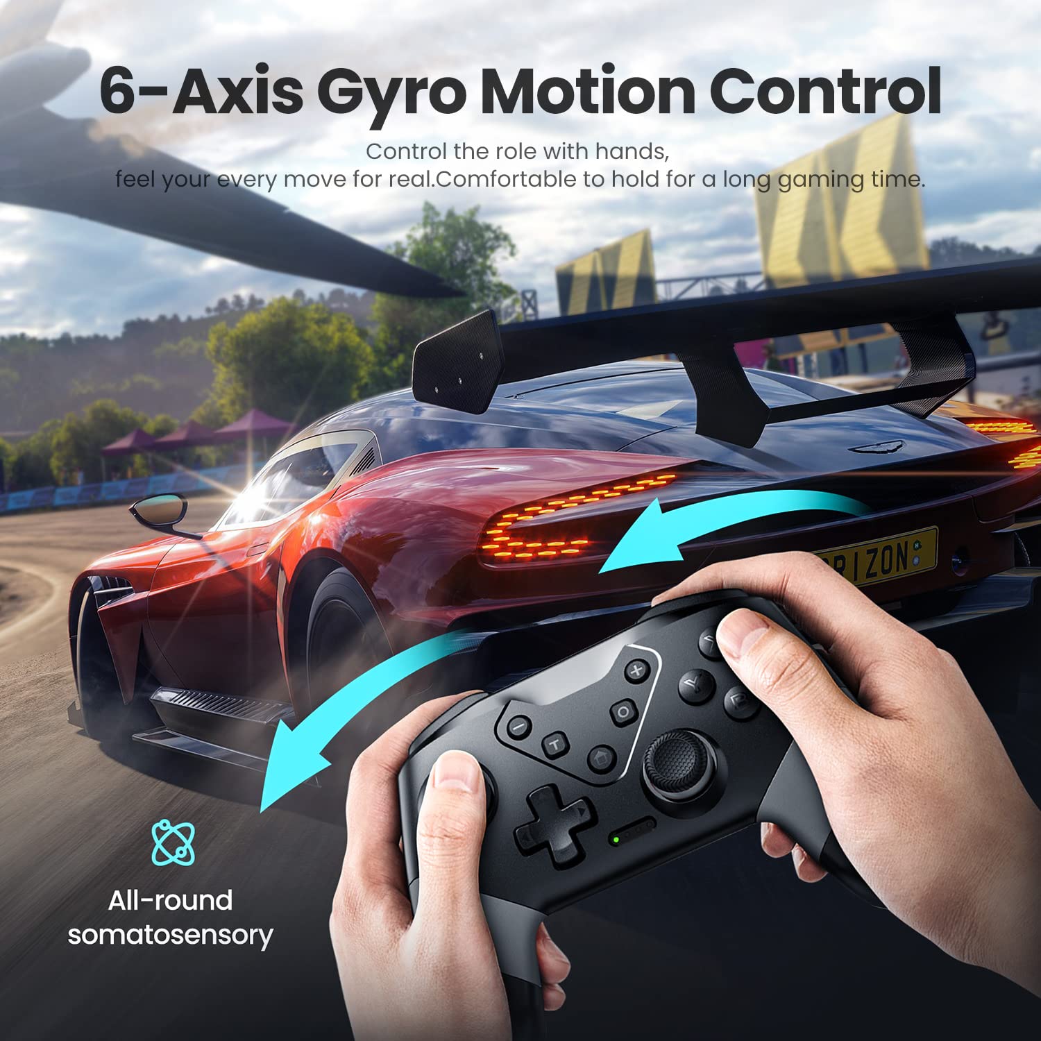Detalle 2 de VOYEE Switch Pro Controller with Motion and Turbo