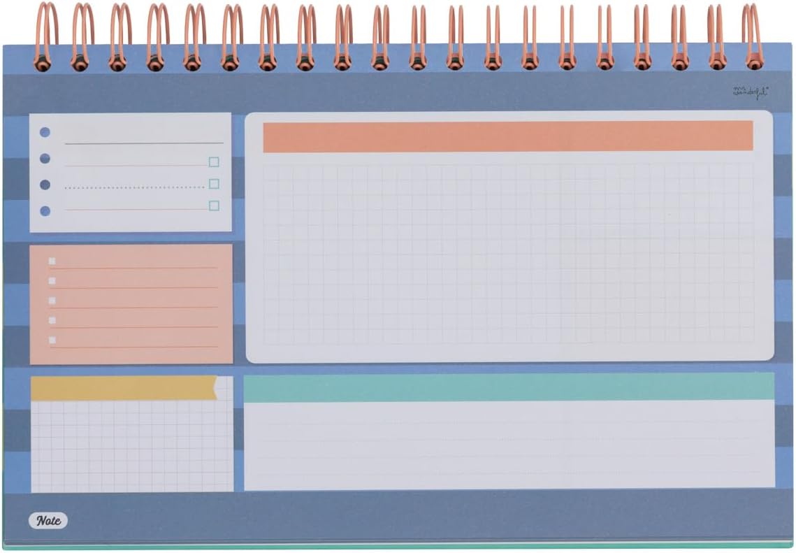 Detalle de Mr. Wonderful Planner settimanale e mensile – Comincio da subito. So che ce la farò!