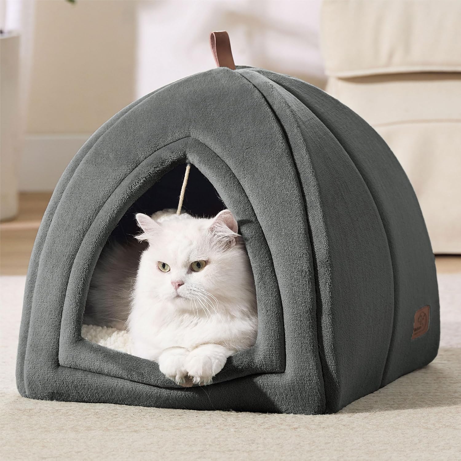 Thumbnail 6 de Bedsure Cat Cave Bed Indoor 40x40cm