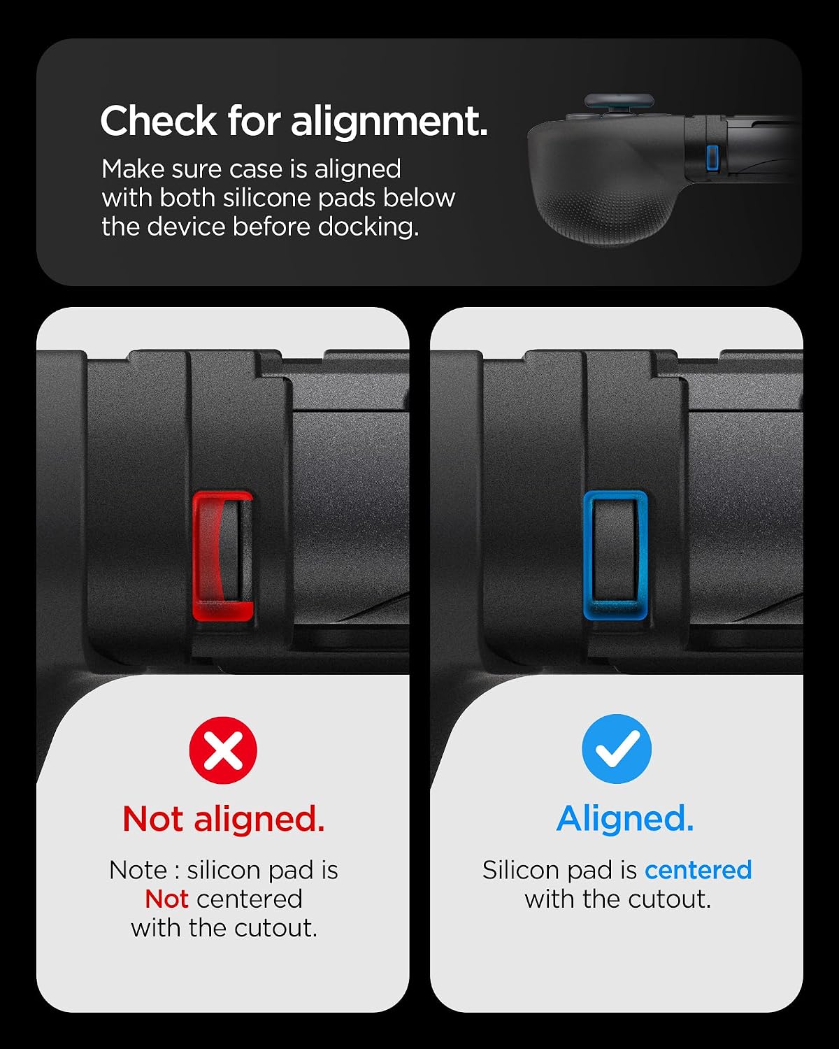 Thumbnail 2 de Spigen Dual Grip : coque compatible Nintendo Switch 2 2025, étui noir ultra-léger