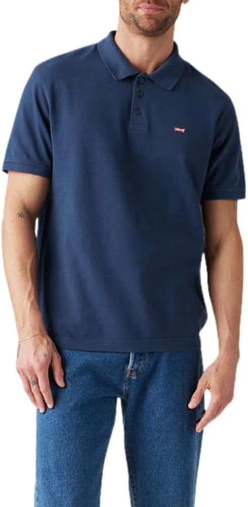 Detalle de Levi's Housemark Polo Chemise Homme — polo élégant et polyvalent