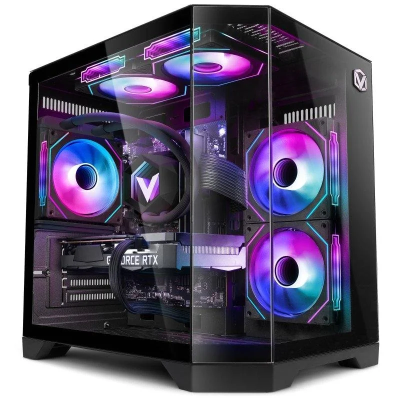 Detalle de PC Sobremesa Vibox VII-114: potencia híbrida para gaming y creación con RTX 5060