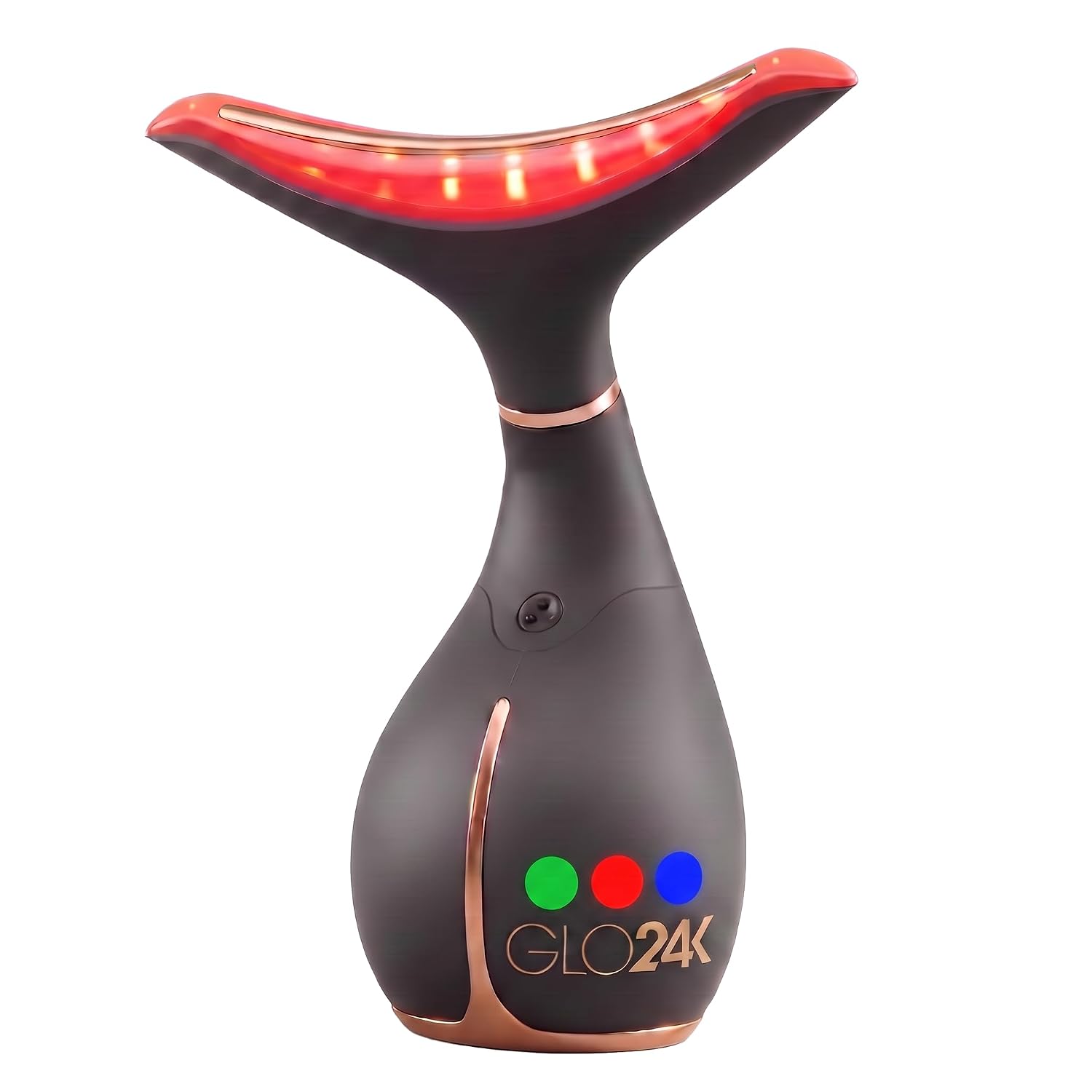 Detalle de GLO24K 3-in-1 Red Light Facial Massager